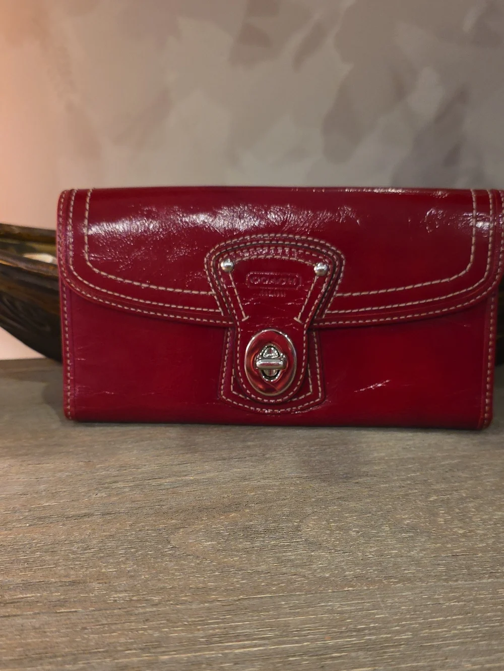 Coach Poppy Gigi Buckle WALLET